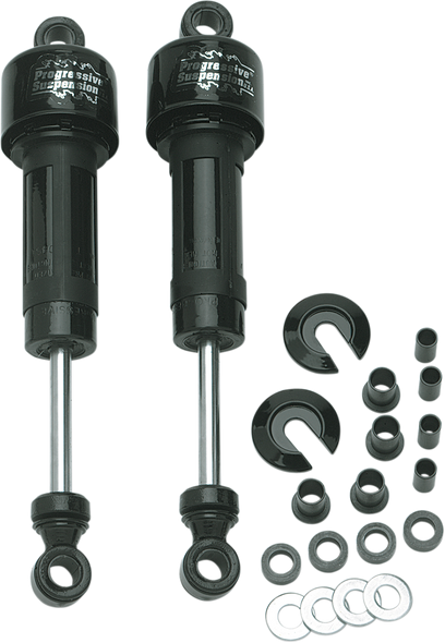 PROGRESSIVE SUSPENSION Shocks w/out Spings - 12-Series - Black - 11.5" 12-1215BH