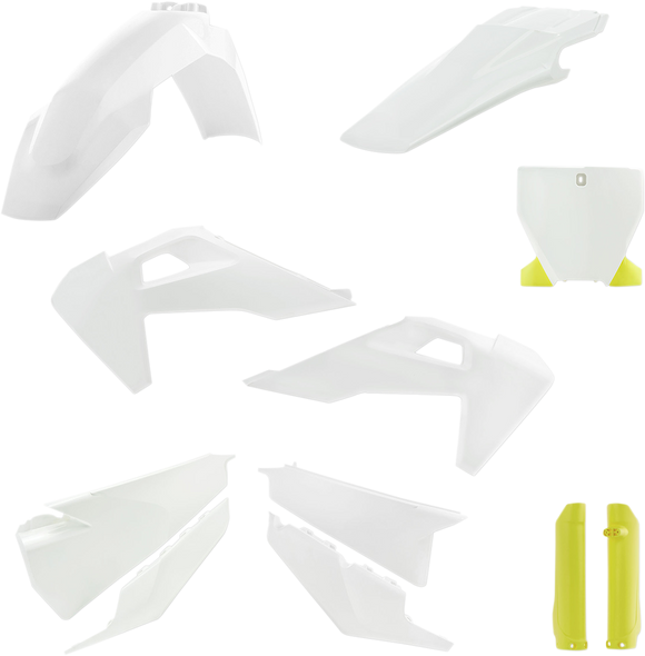 ACERBIS Full Replacement Body Kit - OE White/Yellow - Husqvarna 2726556812