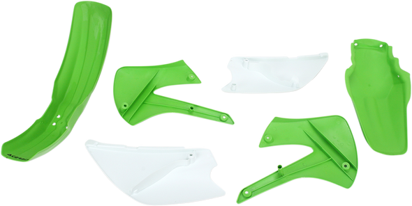 ACERBIS Standard Replacement Body Kit - '05 Green/White - KX 2041090206
