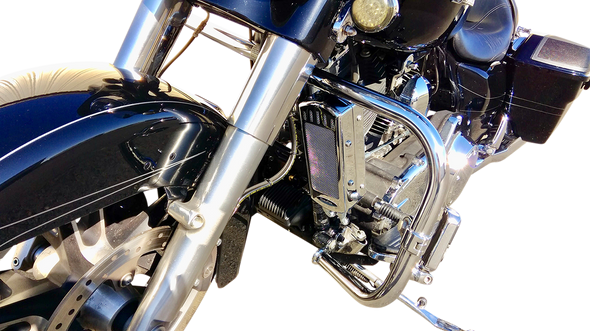 ULTRACOOL Side Mount Oil Cooler Kit - Chrome - Sportster SMSP-2C