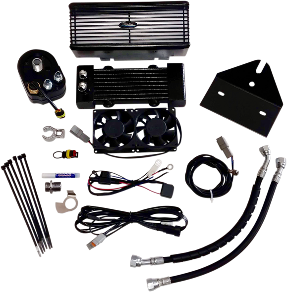 ULTRACOOL Oil Cooler Kit - Black DY-1G