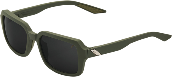 100% Ridely Sunglasses - Green - Black 61044-265-01
