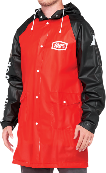 100% Torrent Raincoat - Red/Black - 2X 20040-00009