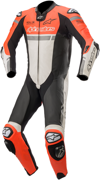 ALPINESTARS Missile Ignition 1-Piece Leather Suit - Red/White/Black - US 38 / EU 48 3150120-3001-48