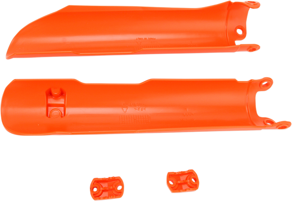 ACERBIS Lower Fork Covers for Inverted Forks - KTM Orange 2113740237