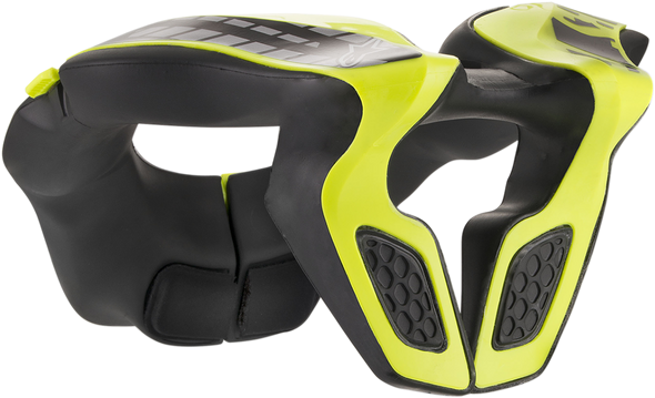 ALPINESTARS Youth Neck Support - Black/Yellow Fluo - O/S 6540118-155-LXL