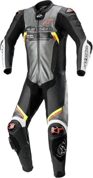 ALPINESTARS Missile Ignition v2 - 1-Piece Suit - Gray/Black/Yellow/Red - US 42 / EU 52 3150222-9135-52