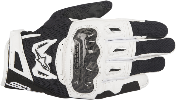 ALPINESTARS SMX-2 Air Carbon V2 Gloves - Black/White - 2XL 3567717-12-2X