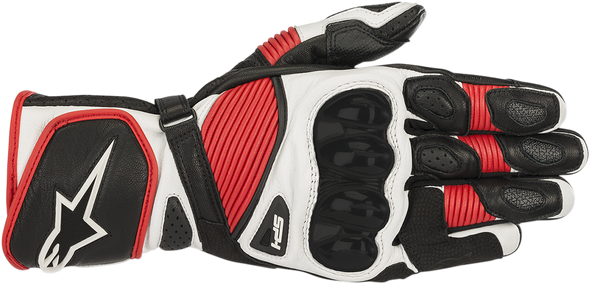 ALPINESTARS SP-1 V2 Gloves - Black/White/Red - Large 3558119-123-L