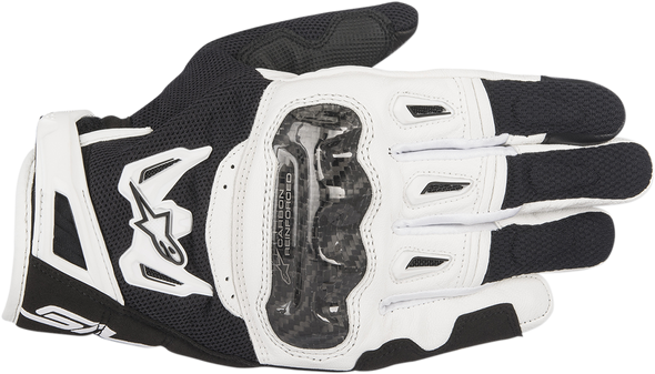 ALPINESTARS SMX-2 Air Carbon V2 Gloves - Black/White - 3XL 3567717-12-3X