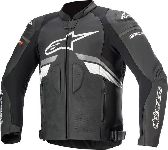 ALPINESTARS GP Plus R v3 Leather Jacket - Black/Gray/White - US 46 / EU 56 3100620-102-56