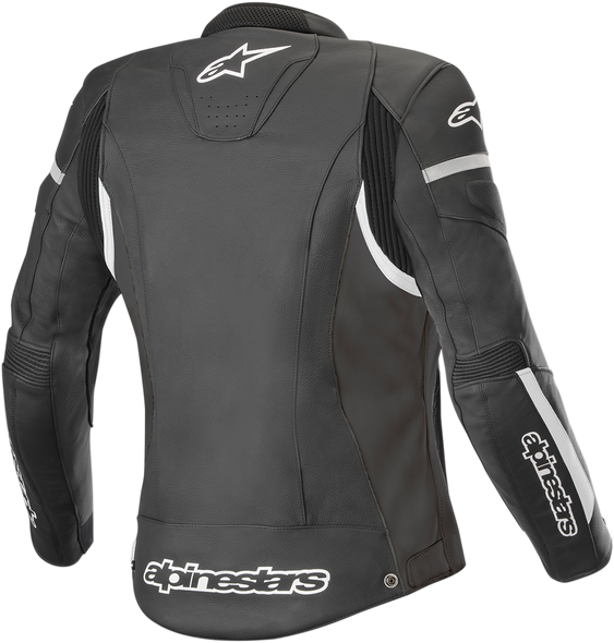 ALPINESTARS Stella Kira Leather Jacket - Black/White - US 10 / EU 46 3112019-12-46