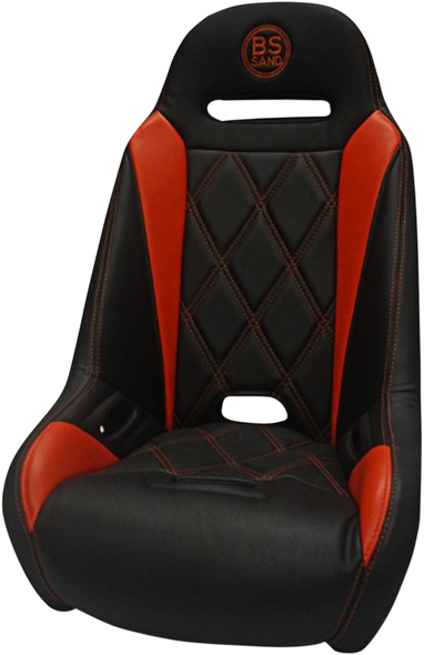 BS SANDS Extreme Seat - Big Diamond - Black/Deep Orange EXBUDOBDC