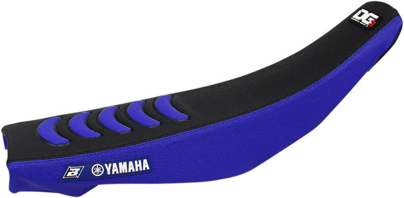 BLACKBIRD RACING Double Grip 3 Seat Cover - Blue/Black - Yamaha 1245H