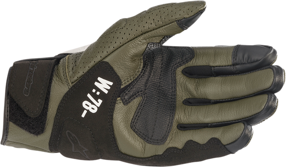 ALPINESTARS KEI Gloves - Green/Black/White/Red - Small 3566221-6123-S