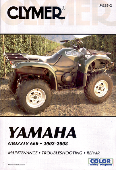 CLYMER Manual - Yamaha Grizzly 660 '02-'08 M285-2