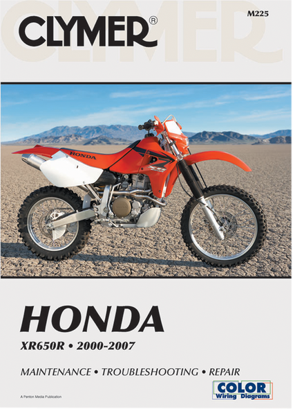 CLYMER Manual - Honda XR650R '00-'07 M225