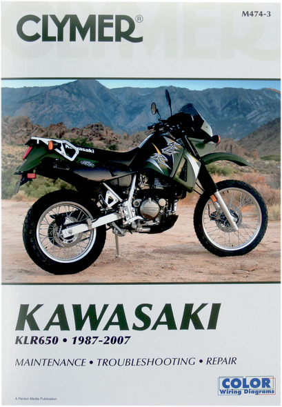 CLYMER Manual - Kawasaki KLR650 474-3