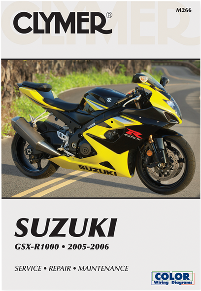 CLYMER Manual - Suzuki GSX-R 1000 M266