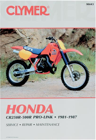 CLYMER Manual - Honda CR250-500R M443