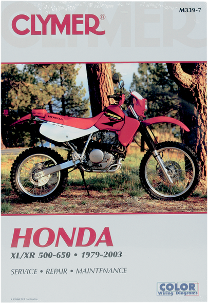 CLYMER Manual - Honda XL/XR 500/600 M339-8