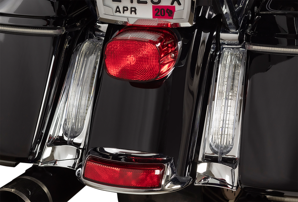 CIRO Filler Panel Accent Lights Chrome/Red 40044