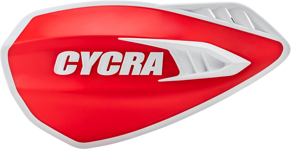 CYCRA Handguards - Cyclone - Red/White 1CYC-0056-343