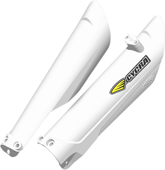 CYCRA Fork Guards - White 1CYC-6908-42