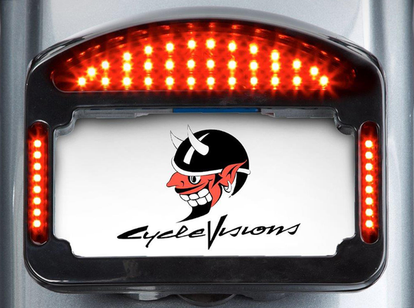 CYCLE VISIONS Tailight Eliminator - '14+ FLHX/S FLTRX - Black CV-4838B