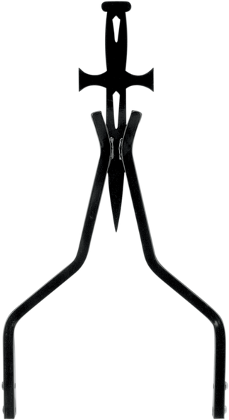 CYCLE VISIONS Sissy Bar Stick - Black - 18" Daggertude CV-8029B