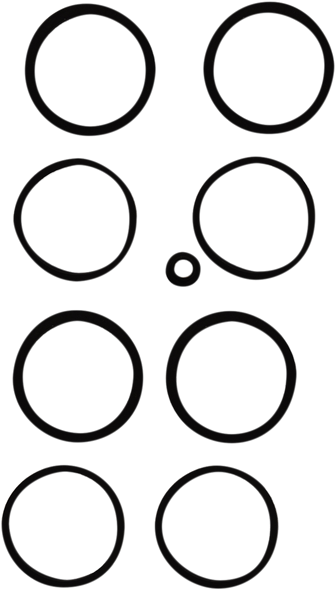 CYCLE CRAFT Front/Rear Caliper Seal Kit 19258