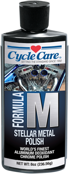 CYCLE CARE FORMULAS Formula M Metal Polish - 8 oz. net wt. 55008