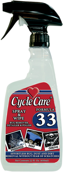 CYCLE CARE FORMULAS Formula 33 Detailer & Bug Remover - 22 U.S. fl oz. 33022