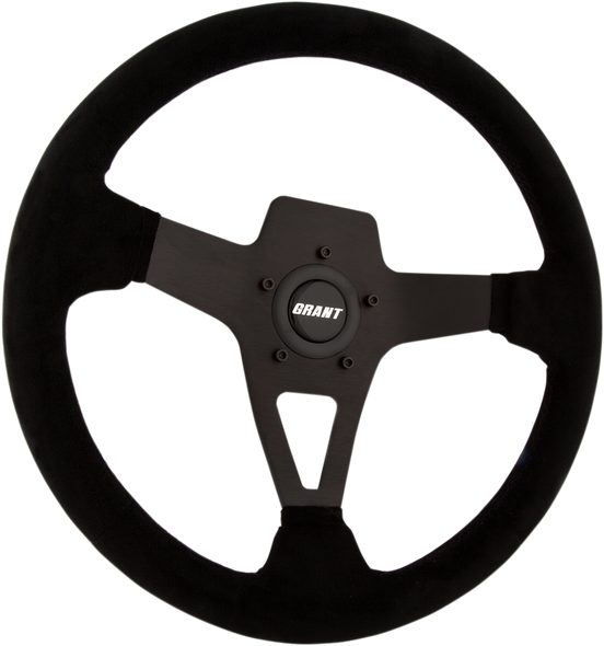 GRANT PRODUCTS Edge Series Steering Wheel - Black Suede 8520