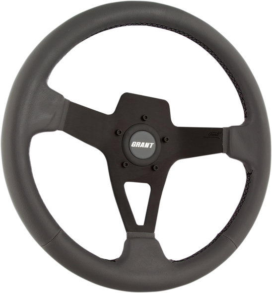 GRANT PRODUCTS Edge Series Steering Wheel - Gray Vinyl 8524