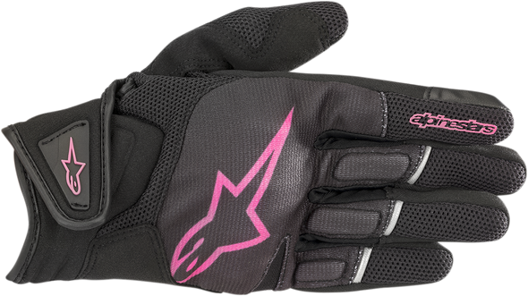 ALPINESTARS Stella Atom Gloves - Black/Pink - Small 3594018-1039-S