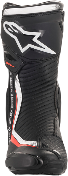 ALPINESTARS SMX+ Boots - Black/White/Red Fluorescent - US 11.5 / EU 46 2221019-1231-46