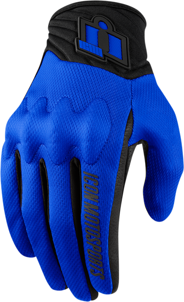 ICON Anthem 2 CE Gloves - Blue - Small 3301-3677