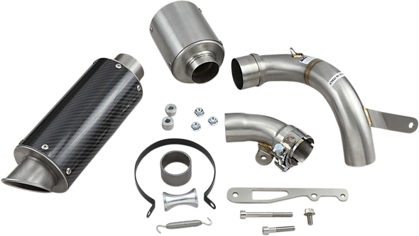 HOT BODIES Full Exhaust System with Carbon Muffler 91401-2400