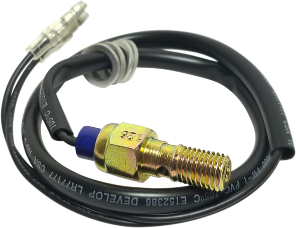 K&S TECHNOLOGIES Hydraulic Brake Light Switch - 1.25 mm - Gold 12-0010