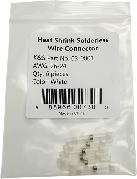 K&S TECHNOLOGIES Wire Connector - AWG 26-24 03-0001