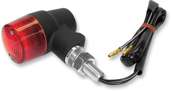 K&S TECHNOLOGIES Marker Light - Single Filament - Red/Black 25-8635