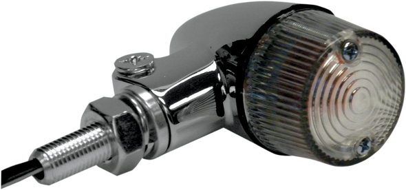 K&S TECHNOLOGIES Marker Light - Single Filament - Chrome/Clear 25-8331CM