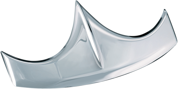 KURYAKYN Fender Tip Accent - Chrome - Front 7344