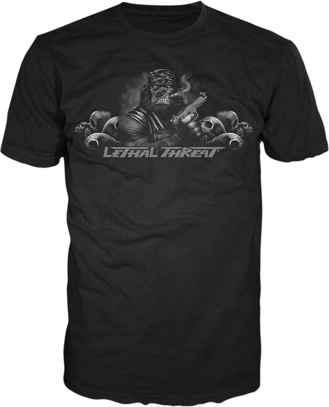 LETHAL THREAT Pistol Packing Gorilla T-Shirt - Black - XL LT20732XL