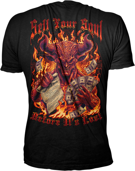 LETHAL THREAT TEE SELLYOUR BLACK 4X LT20891-4XL