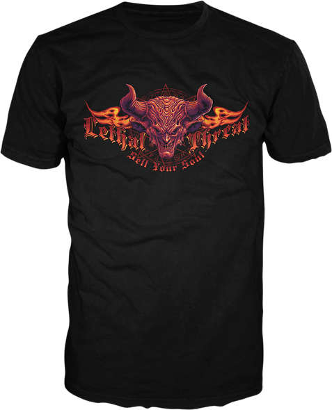 LETHAL THREAT TEE SELLYOUR BLACK LG LT20891L