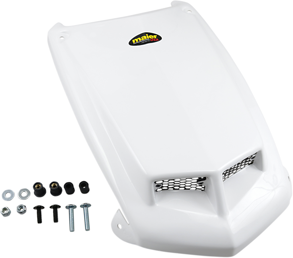 MAIER ATV Hood Cover - TRX450R - White-Carbon 509751