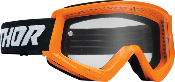 THOR Combat Goggles - Racer - Flo Orange/Black 2601-2705