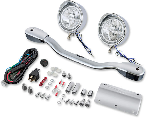 SHOW CHROME LED Elliptical Driving Light Kit - VTX18 55-327L